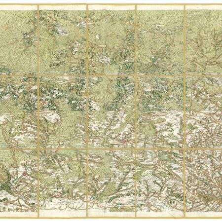 Détail de la carte de Cassini, Roquefort – Mont-de-Marsan, édition d'art