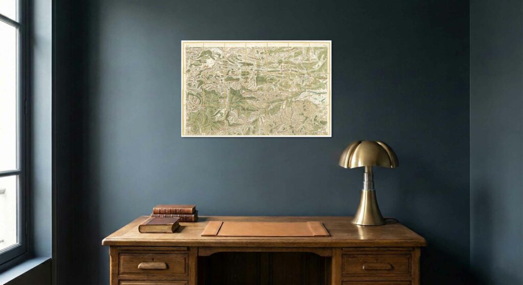 Édition seule pour la carte de Cassini - Feuille 20 - Montlouis – Mosset