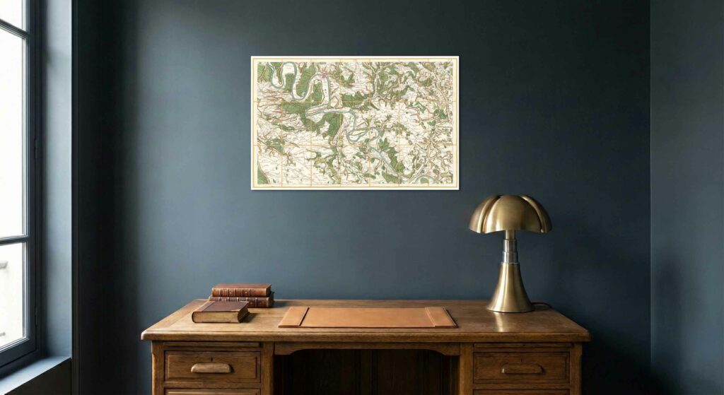 Édition seule pour la carte de Cassini - Feuille 25 - Rouen