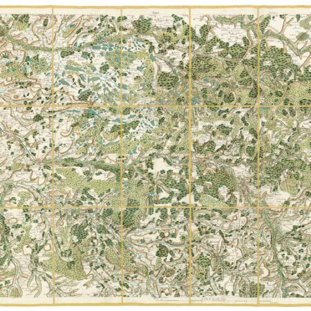 Détail de la carte de Cassini, Le Blanc - Châteauroux - Montmorillon, édition d'art