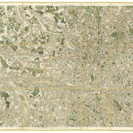 Détail de la carte de Cassini, Le Dorat, édition d'art