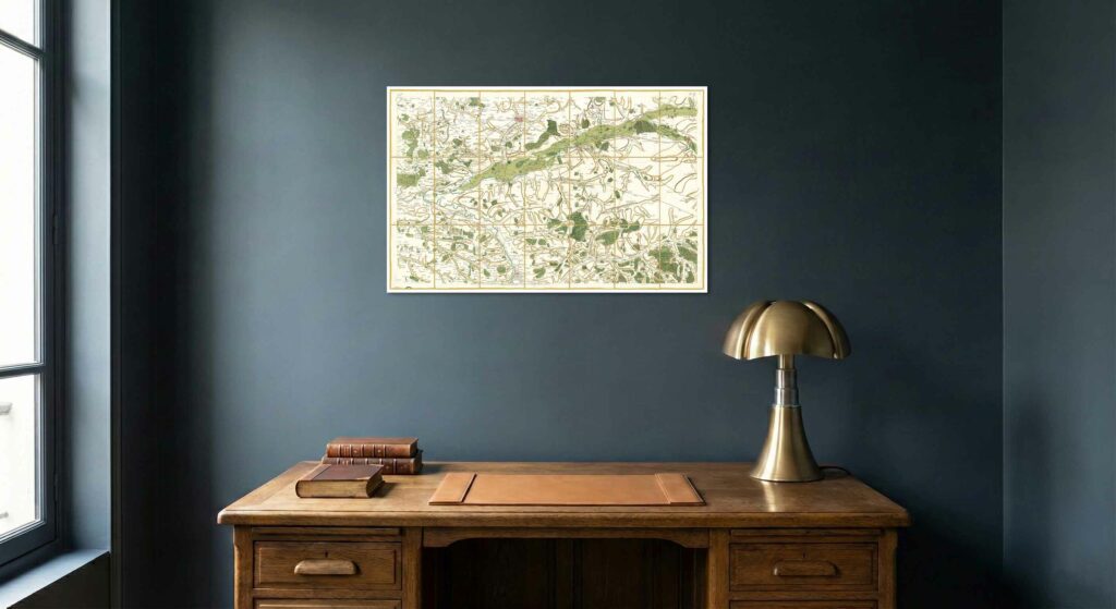 Édition seule pour la carte de Cassini - Feuille 46 - Sens