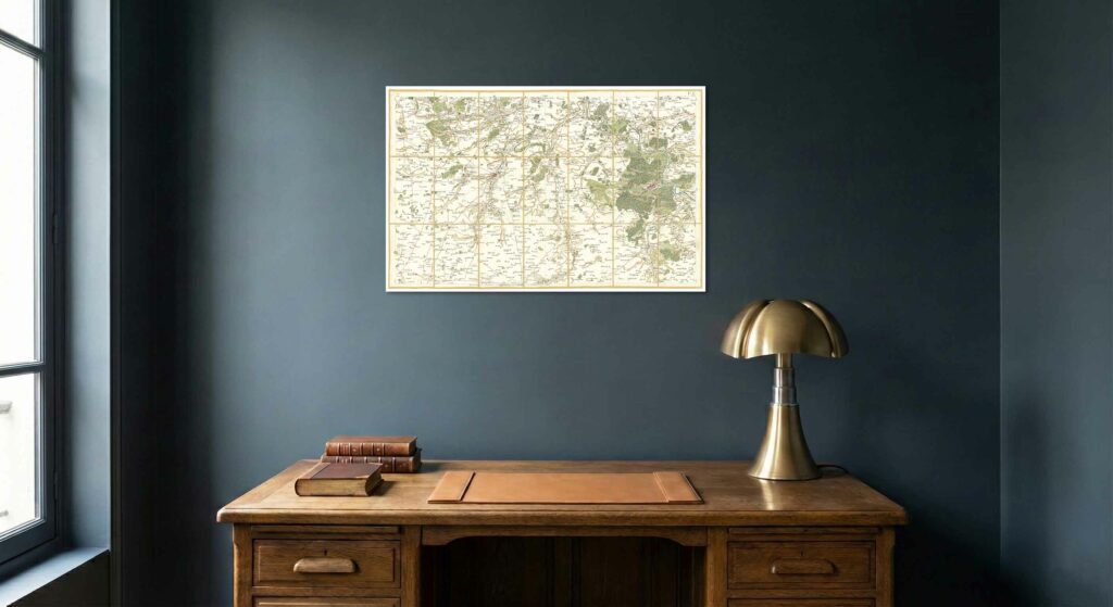 Édition seule pour la carte de Cassini - Feuille 7 - Fontainebleau - Étampes