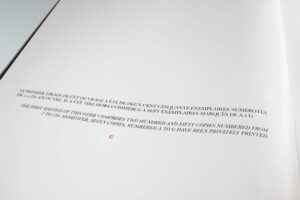 La carte de Cassini dans un tirage original numéroté et limité à 250 exemplaire