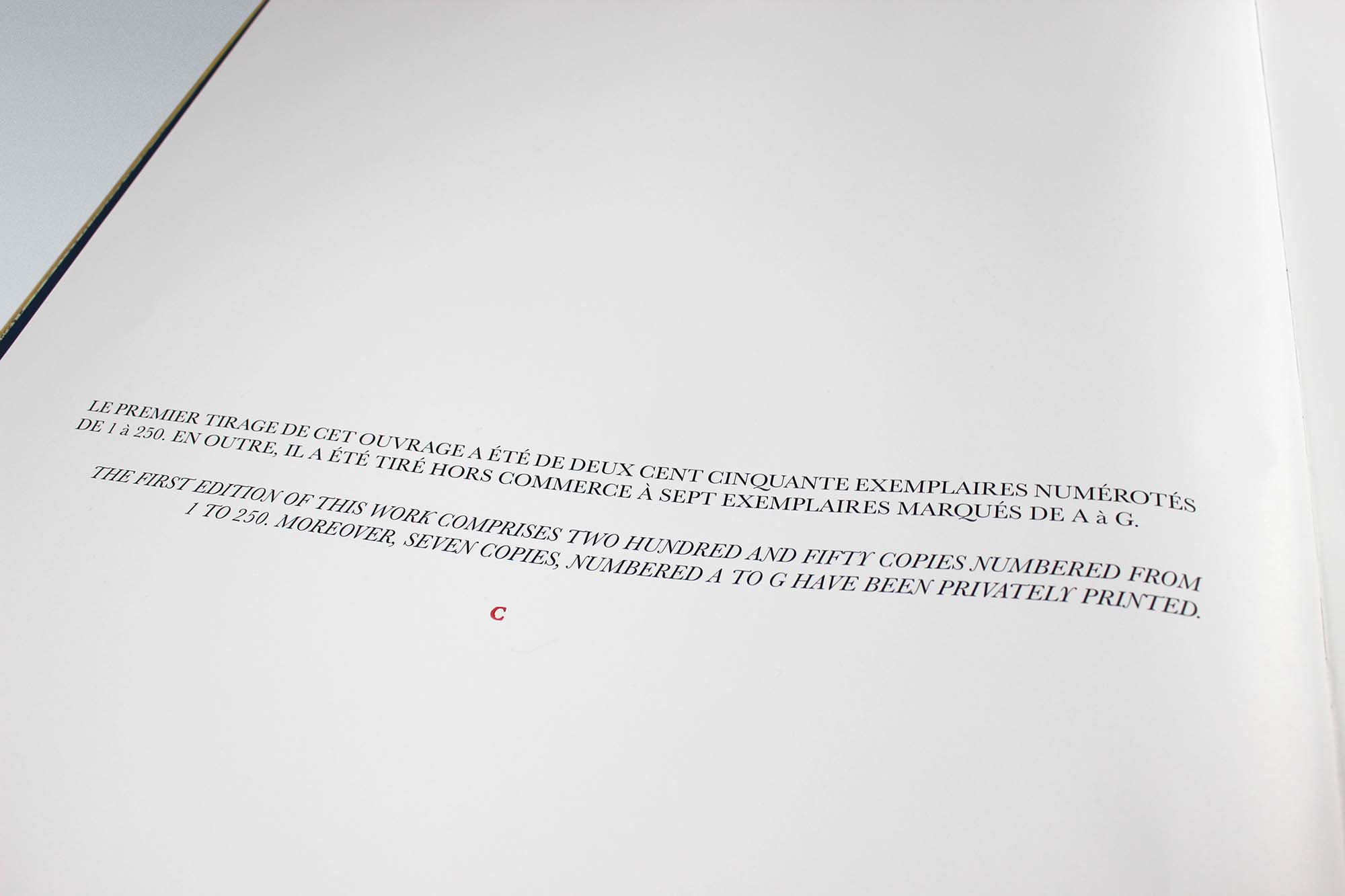 La carte de Cassini dans un tirage original numéroté et limité à 250 exemplaire