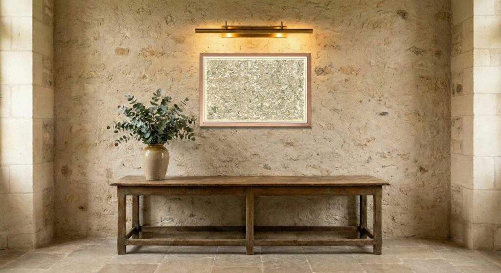 Encadrement classique en chêne clair pour carte de Cassini - Feuille 53 - Brioude – Issoire