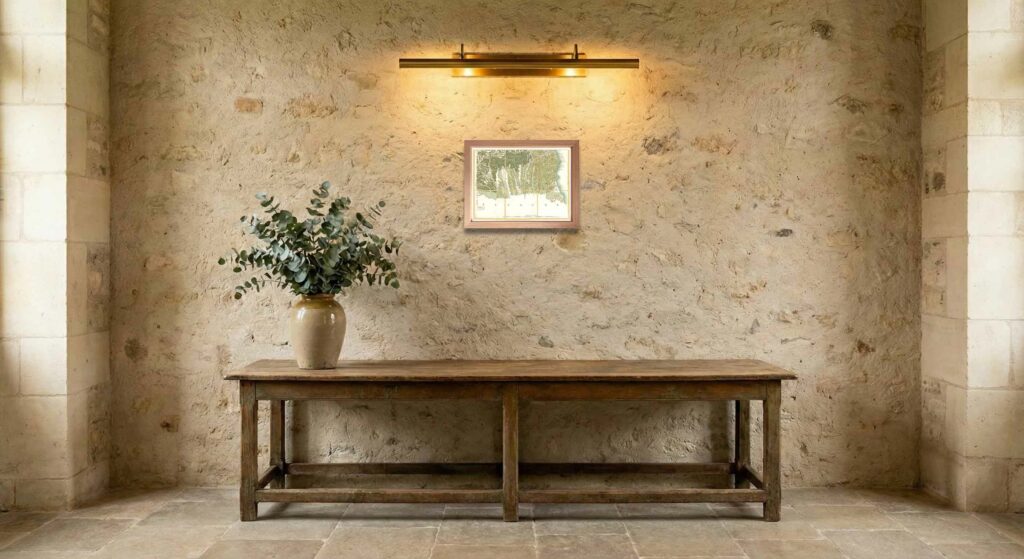 Encadrement classique en chêne clair pour carte de Cassini - Feuille 59bis - Bellegarde